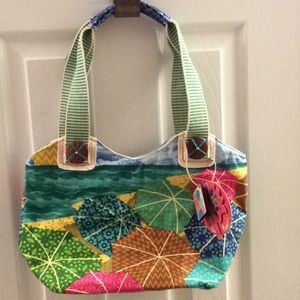 NEW Paul Brent umbrellas purse bag tote NWT